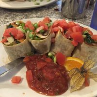 Breakfast burrito at Johns Place in Victoria