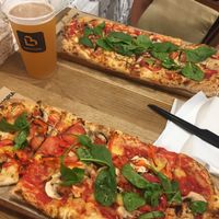 Veg pizzas at Pizzatopia in Krakow