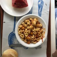 Pasta and tomato but with cheese….  at El Pedro in Bari