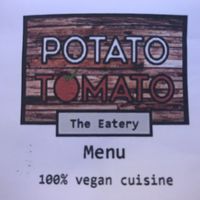 100% vegan menu  at Potato Tomato - The Eatery in Whitstable