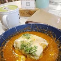 Vegan lasagna at La Otilia in Mexico City