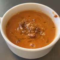 Tomato soup  at Ballon in Tokyo