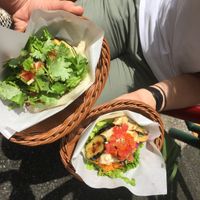S size falafel sandwiches! at Ballon in Tokyo