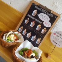 The falafel sandwich! at Ballon in Tokyo