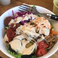 The falafel bowl. at Ballon in Tokyo