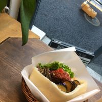 Falafel sandwich  at Ballon in Tokyo