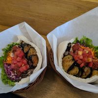 Falafel sandwich. at Ballon in Tokyo