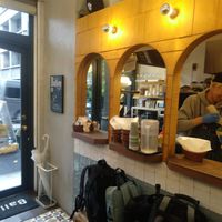 Opposite the counter at Ballon in Tokyo