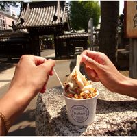 Vegan ice cream at Ballon in Tokyo