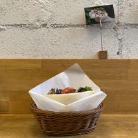 regular with extra falafel  at Ballon in Tokyo