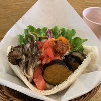 Falafel sandwich  at Ballon in Tokyo