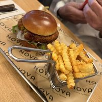 Vegan burger   at Nova Essen & Trinken in Kempten