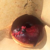 Delicious glazed donut!  at Donut Shop in Prague