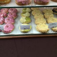 vegan donuts at Donut Shop in Prague