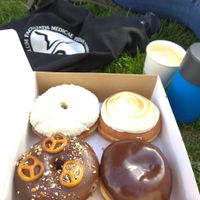 Take away at Donut Shop in Prague