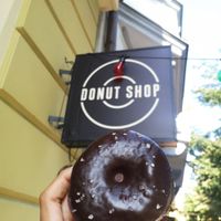 Choco salt at Donut Shop in Prague