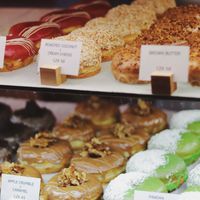 Look at these cuties 😍😍 at Donut Shop in Prague