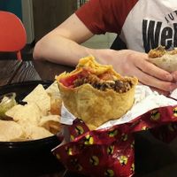 Burritos and nachos  at Burrito Loco - Seifertova in Prague