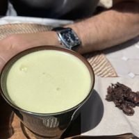 Golden milk at Cal Reiet's Table in Mallorca