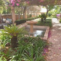 Garden at Cal Reiet's Table in Mallorca