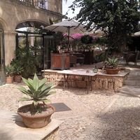 Garden at Cal Reiet's Table in Mallorca