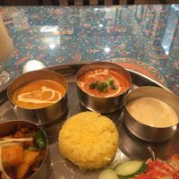 Vegetarian set at Tandoor Indian Restaurant in Higashihiroshima