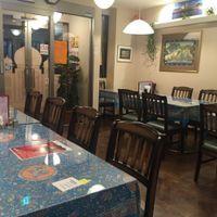 Inside restaurant at Tandoor Indian Restaurant in Higashihiroshima