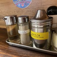 Condiments  at Kyushu Jangara Ramen - Harajuku in Tokyo