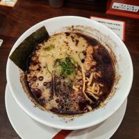 Kumamoto Ramen (Tonkotsu with garlic oil) at Kyushu Jangara Ramen - Harajuku in Tokyo