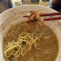 vegan pork  at Kyushu Jangara Ramen - Harajuku in Tokyo
