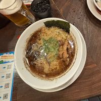 Vegan garlic ramen  at Kyushu Jangara Ramen - Harajuku in Tokyo