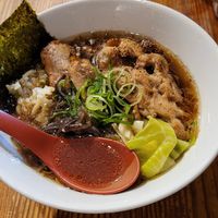 Soy sauce Vegan Ramen at Kyushu Jangara Ramen - Harajuku in Tokyo