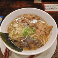 Garlic oil ramen at Kyushu Jangara Ramen - Harajuku in Tokyo