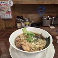 vegan ramen with char siu at Kyushu Jangara Ramen - Harajuku in Tokyo