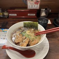 Garlic ramen with extra chasu   at Kyushu Jangara Ramen - Harajuku in Tokyo