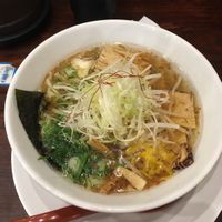vegan ramen with salt based dashi at Kyushu Jangara Ramen - Harajuku in Tokyo