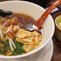 Great soy based ramen  at Kyushu Jangara Ramen - Harajuku in Tokyo