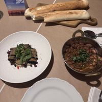 Many vegan dishes, and it’s delicious!   at Daredzhani in Almaty