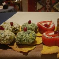 Vegan starter at Daredzhani in Almaty