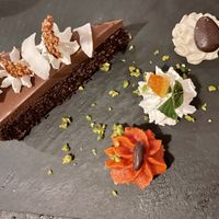 Dessert; especially loved the pie! at Annadata in Saint-malo