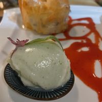 Ahhh la croustade et son sorbet verveine 😋😋😋  at Annadata in Saint-malo