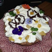 Pear cake. I will dream of it for the rest of my life at Annadata in Saint-malo