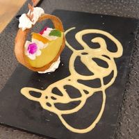 Lemon tart at Annadata in Saint-malo