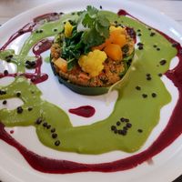 Millet main dish at Annadata in Saint-malo