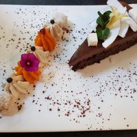 Chocolate quinoa cake at Annadata in Saint-malo