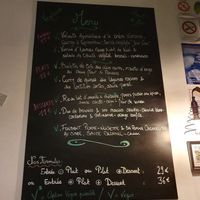 Menu on Dec 12th 2019 at Annadata in Saint-malo