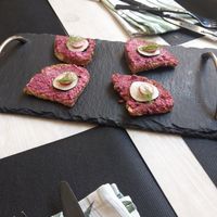 Les toasts apéro vegan at Annadata in Saint-malo