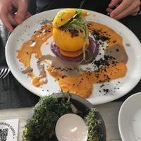 Courgette farcie d’une bolognaise végétale et tout plein de saveurs, épices et légumes  at Annadata in Saint-malo