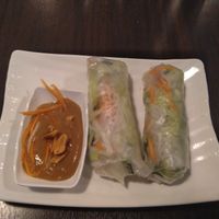 Fresh spring riles with rice paper at Pho Kim  in Dublin