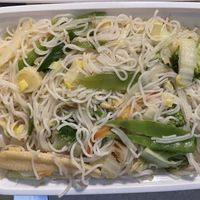 Vegetable chow mei fun  at Golden Palace in Watertown